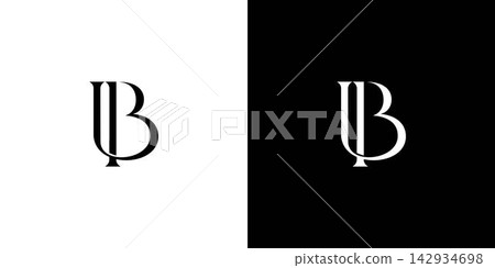 Luxurious and elegant B initial logo design Luxurious and elegant B initial logo design 142934698