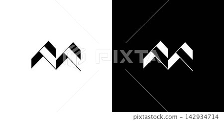 Modern and unique M letter logo design Modern and unique M letter logo design 142934714