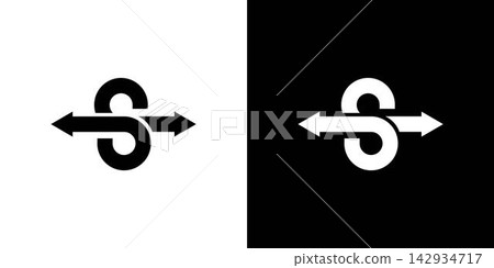 Modern and unique S arrow logo design Modern and unique S arrow logo design 142934717