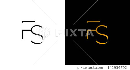 Unique and strong FS logo design Unique and strong FS logo design 142934792