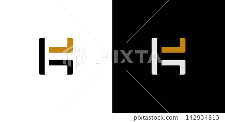Modern and unique H logo design Modern and unique H logo design 142934813
