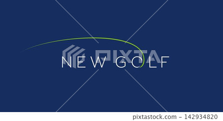 Unique and modern New Golf logo design Unique and modern New Golf logo design 142934820
