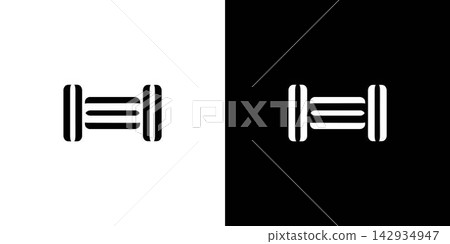 Unique and simple H logo design Unique and simple H logo design 142934947