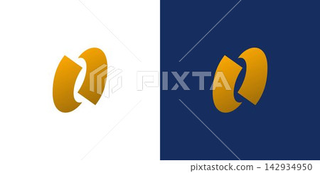Elegant and modern O initials logo design Elegant and modern O initials logo design 142934950