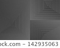 A modern, geometric abstract background created by concentric, square lines. 142935063