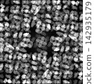 Abstract Monochrome Background With Scribble Texture Patterns In Black And White 142935179
