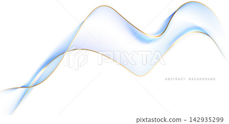 Beautiful abstract blue lines background Vector illustration Beautiful abstract blue lines background Vector illustration 142935299