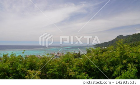 法屬玻里尼西亞:莫雷阿島-壯麗的海景和山景 法屬玻里尼西亞:莫雷阿島-壯麗的海景和山景 142935535