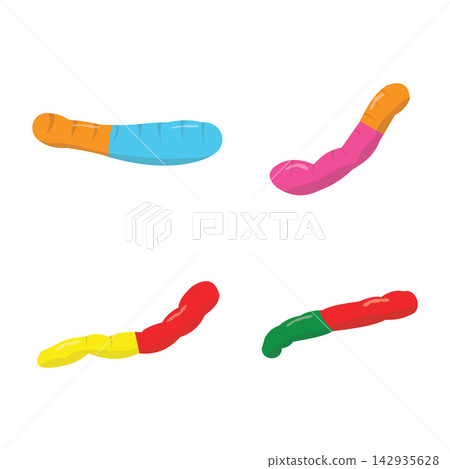 Colorful Winding Paths and Abstract Curved Shapes Colorful Winding Paths and Abstract Curved Shapes 142935628