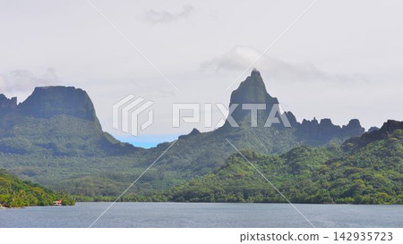 法屬玻里尼西亞：莫雷阿島－壯麗的海景和山景 142935723