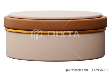 A podium designed for showcasing products is isolated on a clear background. The smooth surface and subtle colors highlight the display purpose in a 3D render A podium designed for showcasing products is isolated on a clear background. The smooth surface and subtle colors highlight the display purpose in a 3D render 142936092