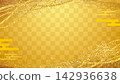 Japanese pattern gold leaf luxury luxury 16:9 142936638