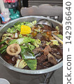 A traditional beef and vegetable stew (Bulalo) from Tagaytay, Philippines. 142936640