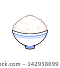simple rice illustration 142938699