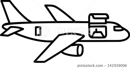 Cargo airplane for global air freight shipping Cargo airplane for global air freight shipping 142939006