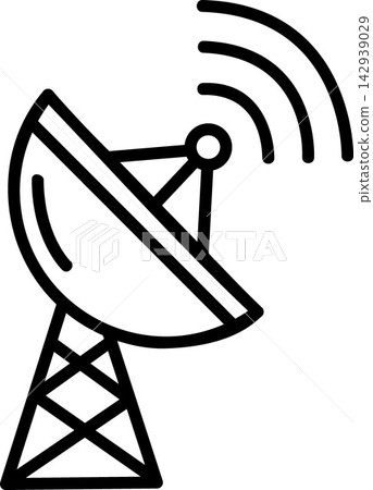Satellite dish antenna for global telecommunication tracking Satellite dish antenna for global telecommunication tracking 142939029