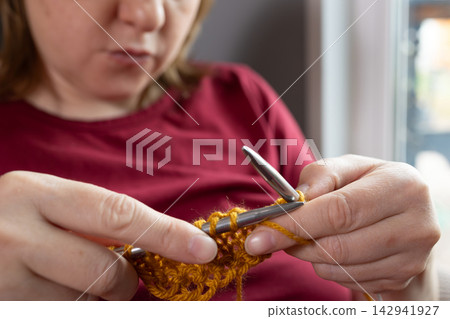 Mindful knitting with attention to stitches and handwork Mindful knitting with attention to stitches and handwork 142941927