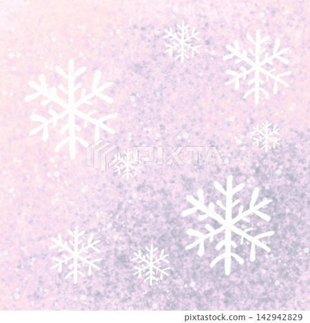 Christmas-colored background material featuring snowflakes Christmas-colored background material featuring snowflakes 142942829