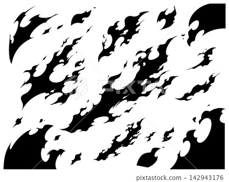 一套以火焰效果輪廓為主題的插畫素材。 一套以火焰效果輪廓為主題的插畫素材。 142943176
