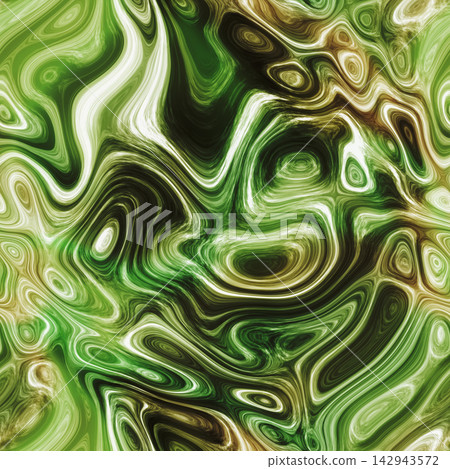 Emerald Green Agate Fluid Marble Seamless Pattern Organic Texture 142943572