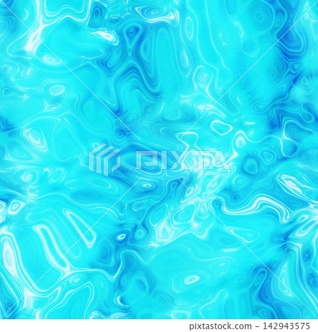 Bright Turquoise Water Surface Seamless Pattern Aqua Fluid Marble Texture Bright Turquoise Water Surface Seamless Pattern Aqua Fluid Marble Texture 142943575