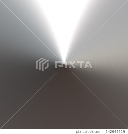 Conical Polished Steel Texture with Intense Top Flare Conical Polished Steel Texture with Intense Top Flare 142943619