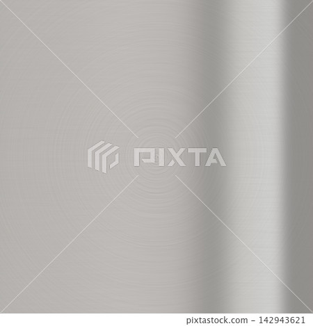 Circular Brushed Stainless Steel Plate with Light Beam Circular Brushed Stainless Steel Plate with Light Beam 142943621