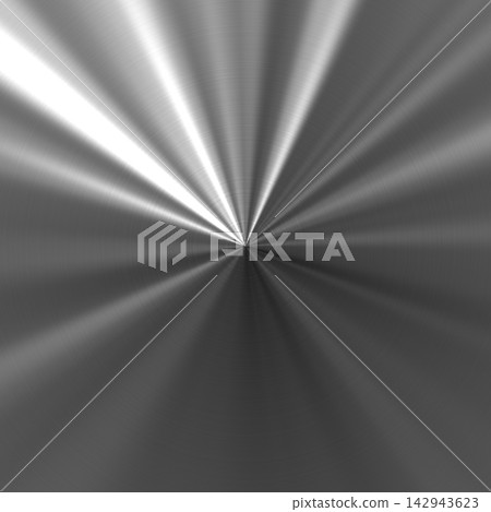 High Contrast Conical Radial Polished Chrome Texture High Contrast Conical Radial Polished Chrome Texture 142943623