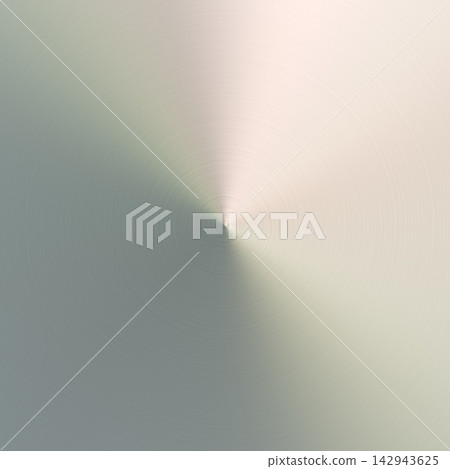 Warm Radial Spun Aluminum Plate with Soft Highlight 142943625