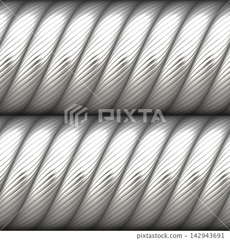 Macro Chrome Steel Cable Wire Rope Texture Seamless Metallic Pattern Macro Chrome Steel Cable Wire Rope Texture Seamless Metallic Pattern 142943691