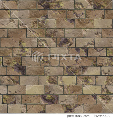 Brown Sandstone Brick Wall Seamless Rustic Rock Masonry Texture Brown Sandstone Brick Wall Seamless Rustic Rock Masonry Texture 142943699