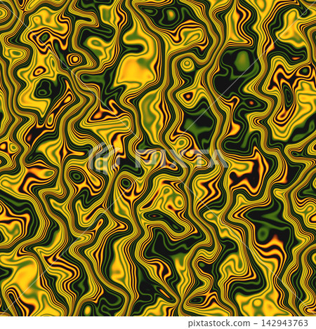 Vibrant Yellow And Green Agate Marble Waves Seamless Pattern Vibrant Yellow And Green Agate Marble Waves Seamless Pattern 142943763