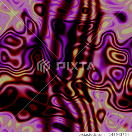 Magenta Pink And Yellow Molten Fluid Marble Seamless Pattern Magenta Pink And Yellow Molten Fluid Marble Seamless Pattern 142943764
