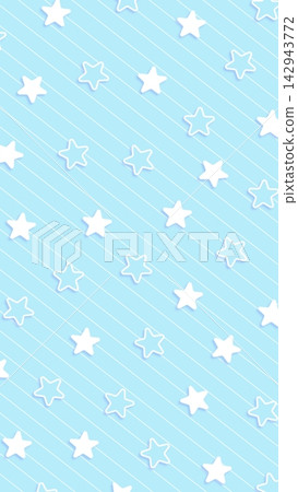 A simple background pattern with cute stars and pastel-colored stripes. A simple background pattern with cute stars and pastel-colored stripes. 142943772