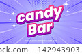 Candy bar 3d editable text effect 142943903