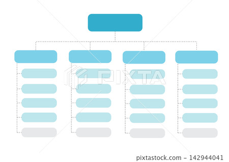Organization chart business diagram design. Organization chart business diagram design. 142944041
