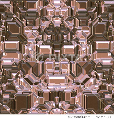 Rose Gold Sci-Fi Crystal Panels Seamless Texture Rose Gold Sci-Fi Crystal Panels Seamless Texture 142944274