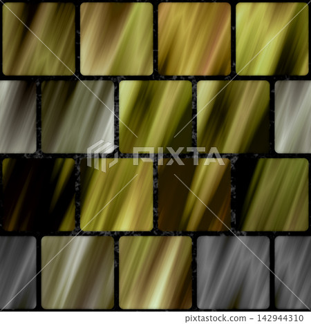 Golden Metallic Brushed Square Tiles Texture Golden Metallic Brushed Square Tiles Texture 142944310