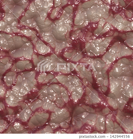 Glossy Red Fleshy Organic Tissue Seamless Texture 142944556