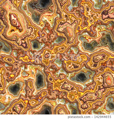 Vibrant Orange and Gold Agate Mineral Texture Vibrant Orange and Gold Agate Mineral Texture 142944655
