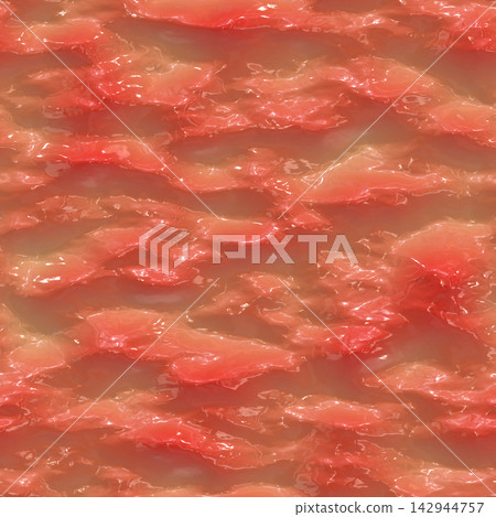 Glossy red liquid wave surface seamless texture Glossy red liquid wave surface seamless texture 142944757