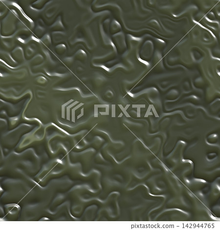 Dark olive green glossy slime or chemical fluid texture Dark olive green glossy slime or chemical fluid texture 142944765