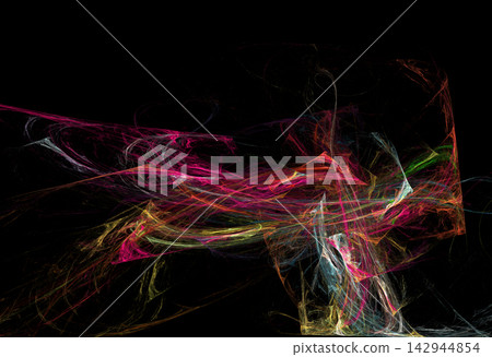 Crazy mystical coloured light effects. Incredible combinations of abstract light lines Crazy mystical coloured light effects. Incredible combinations of abstract light lines 142944854