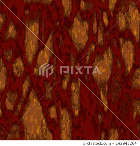 Intense Red Magma and Molten Rock Seamless Texture 142945264