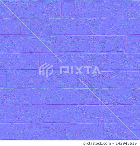 Weathered Brickwork Normal Map Texture Weathered Brickwork Normal Map Texture 142945619