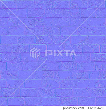 Rough Brick Facade Normal Map Texture Rough Brick Facade Normal Map Texture 142945620
