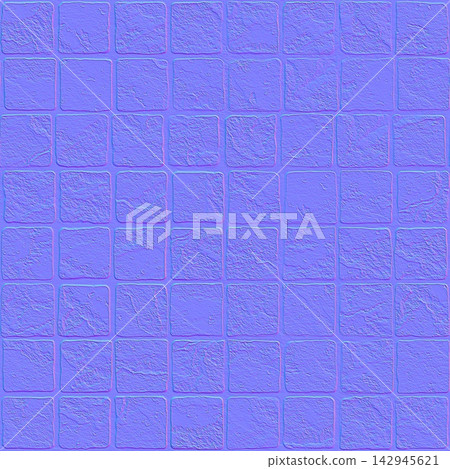 Square Stone Paver Tiles Normal Map Texture Square Stone Paver Tiles Normal Map Texture 142945621