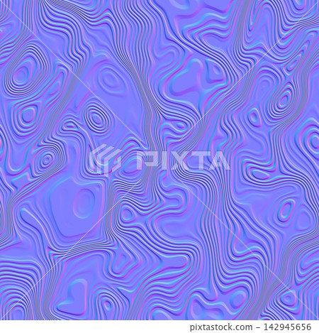 Stylized Topographic Contours Normal Map Texture Stylized Topographic Contours Normal Map Texture 142945656