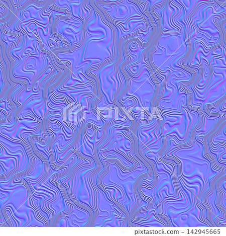 Wavy Contour Topography Normal Map Texture Wavy Contour Topography Normal Map Texture 142945665