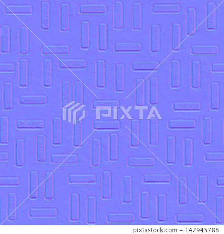 Modern Rectangular Paver Blocks Seamless Normal Map Modern Rectangular Paver Blocks Seamless Normal Map 142945788